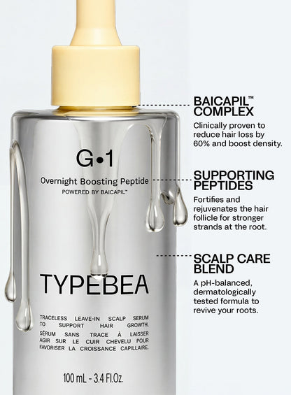 G1 Overnight Boosting Peptide Hair Growth Serum (2 Pack)